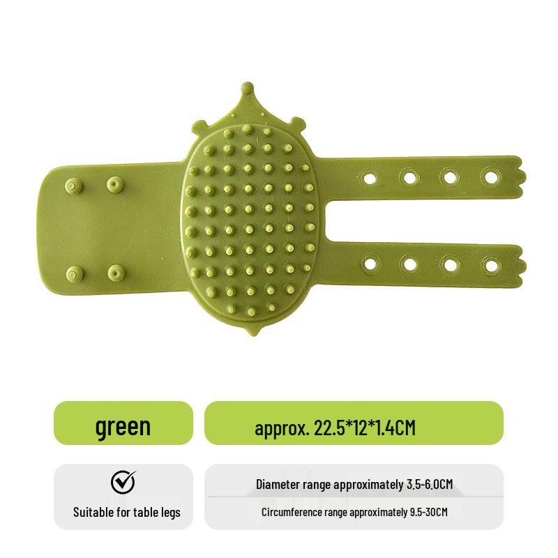 

Силиконовая угловая когтеточка для кошек и игрушка для удаления шерсти Regular зелёный