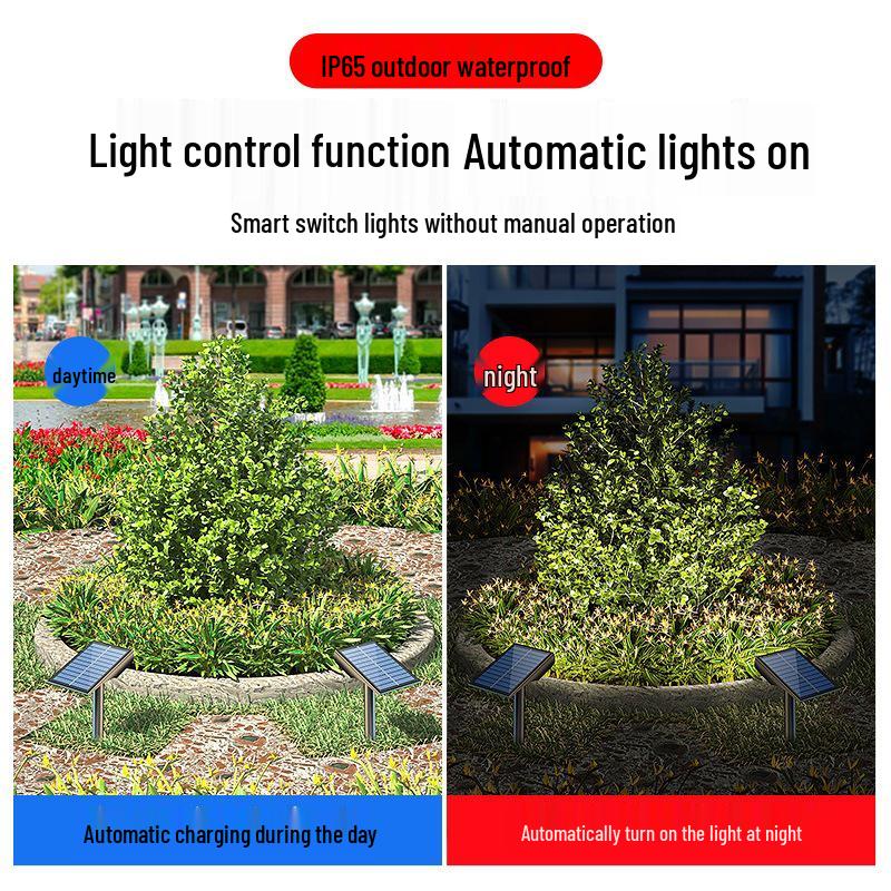 Outdoor LED Solar Floodlight - Waterproof Colorful Garden Landscape Lamp