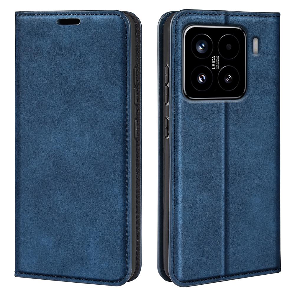 

For Xiaomi 15 Case Skin-Touch Leather Wallet Phone Cover E
