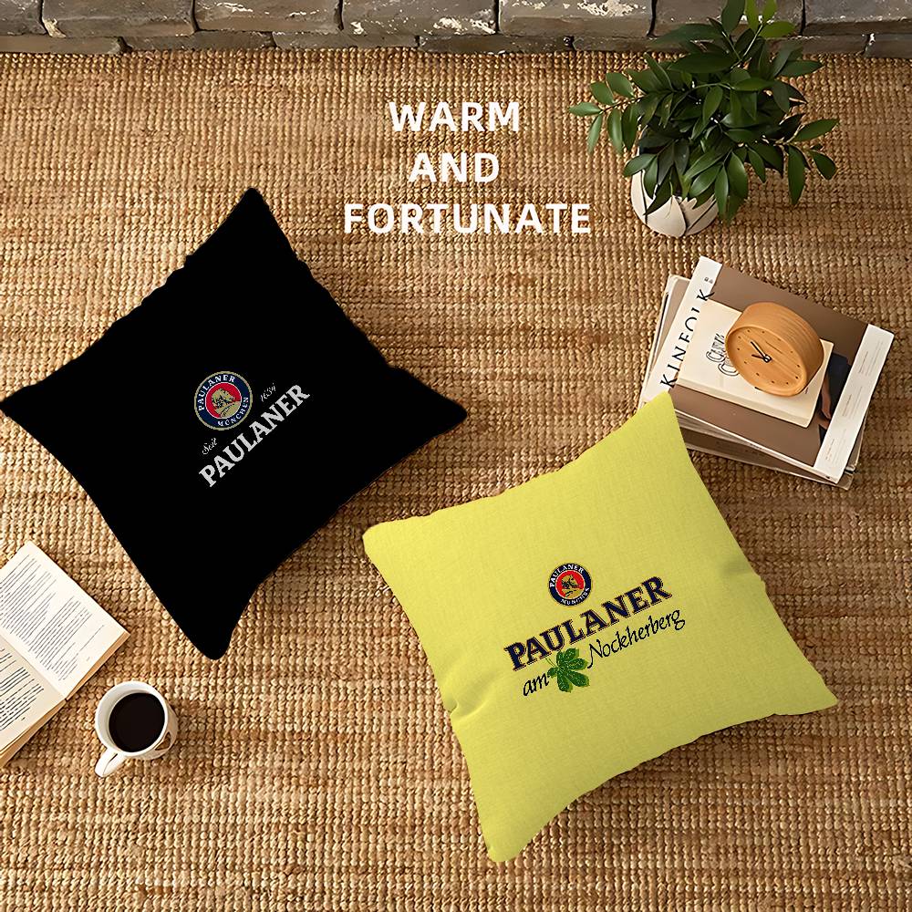Deutsches Bier Paulaner Kissen Geschenk Heim Büro Dekoration Schlafzimmer Sofa Auto Kissenbezug Hülle 45x45