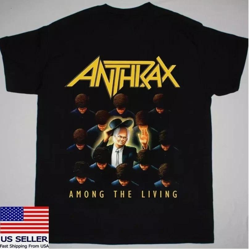 

Anthrax Among The Living Short Sleeve T Shirt Full Size S-5XL S