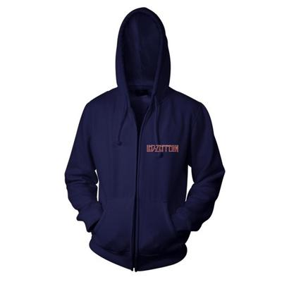 Led Zeppelin Unisex Adult Photo Full Zip Hoodie