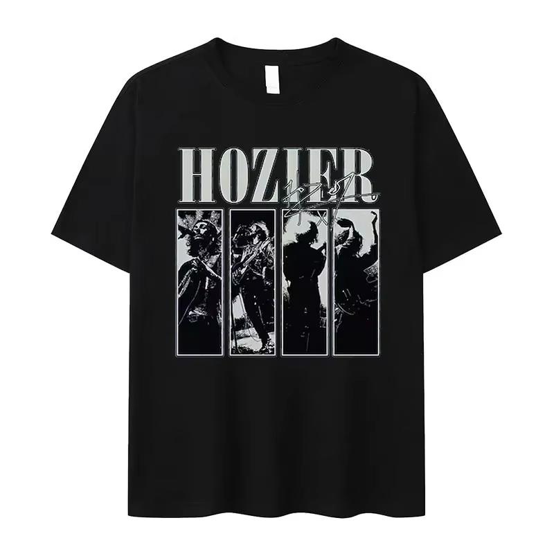 Hotsale Hozier Jesus 2025 Pattern Printed Tshirt Womens Hip Hop Retro Short Sleeve Tshirt Casual Oversized Tshirt Street Wear