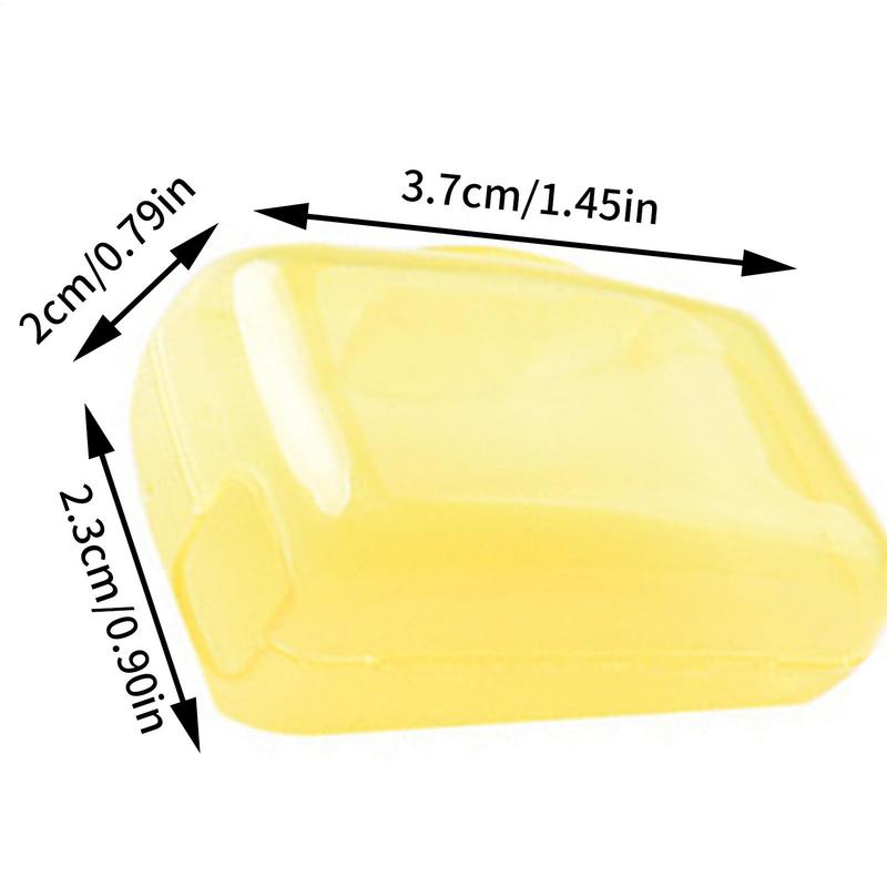 5pcs Toothbrush Cover Dustproof Tooth Brush Head Case Portable Travel Camping Toothbrush Head Protection Storage Cover
