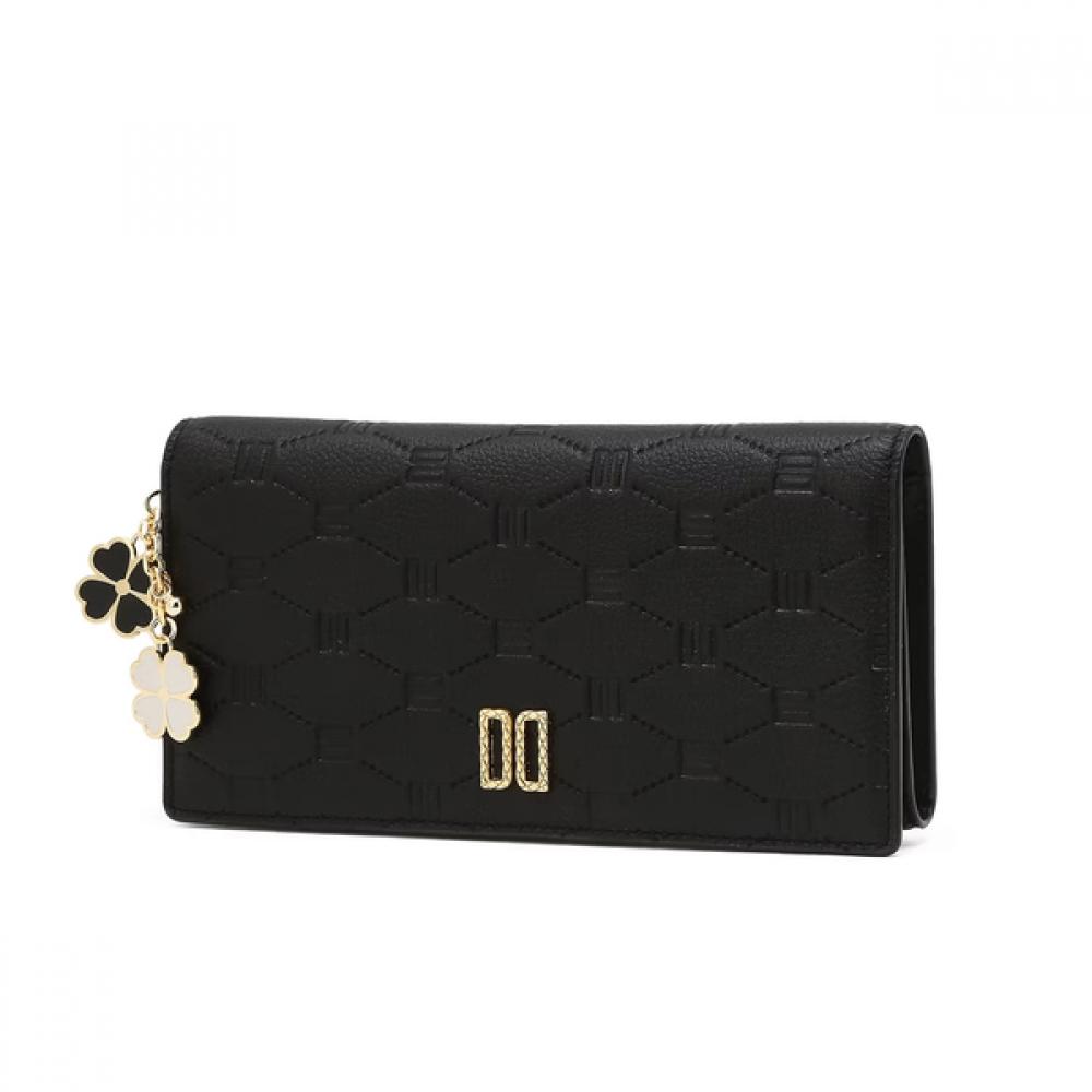 

Daks Black Dd Logo Leather Long Wallet Dcwa6e633bk Single option