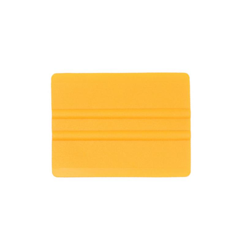 Automotive Square Flocking Plastic Scraper for Car Cover, Film Application, Seam Repair, and Glass Cleaning.