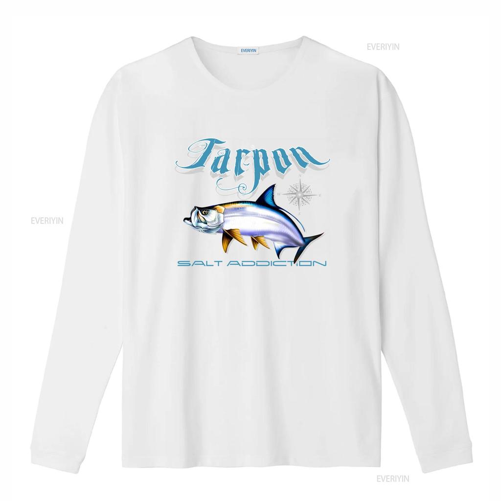 Salt Addiction Tarpon Fishing T Shirt Flats Design with Life Rod Reel Lure Baits vintage Washed Stylish Stretched graphic Soft