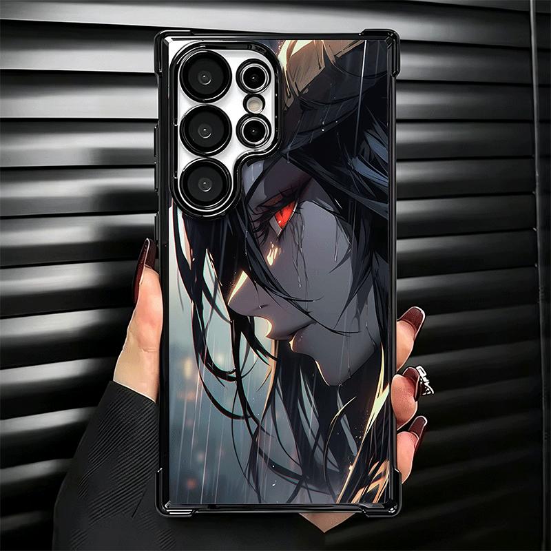 Albedo O-Overlords Anime Plating Phone Case For Samsung Galaxy S24 S25 FE S26 Edge S23 Ultra S22 S21 Plus S20 Anti-Fall Airabag