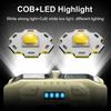Powerful LED Induction Headlamp 4 Lighting Modes Type-C Charge Head Flashlight Outdoor Waterproof Camping Fishing Headlight