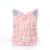 Hair Drying Adjustable Cap Hair Wrap Towel Cute Bath Hair Hat With Ears Cat