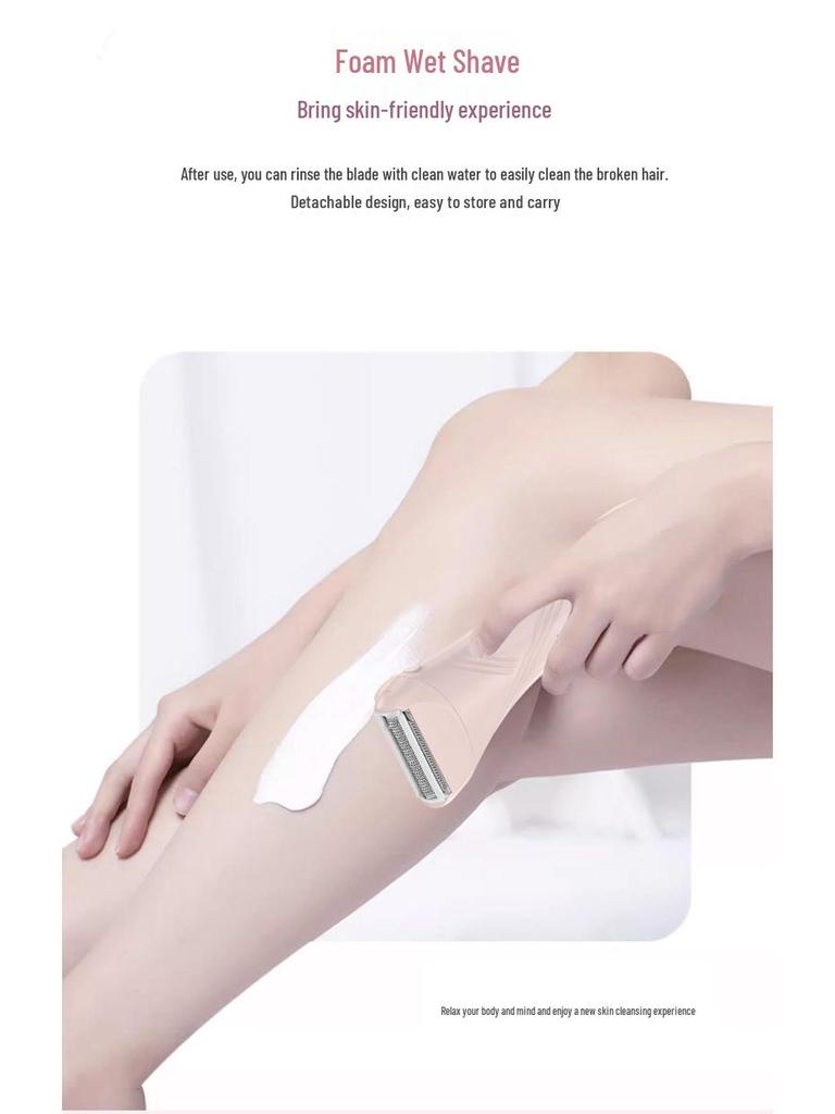 Women's Electric Body Hair and Pubic Area Trimmer