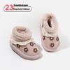 2025 Winter Velvet-Lined Cotton Princess Boots for Girls – Soft Sole