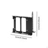 3.5 Inch Hard Drive Mount Double SSD Mounting Bracket Sturdy Metal Easy Installation for PC