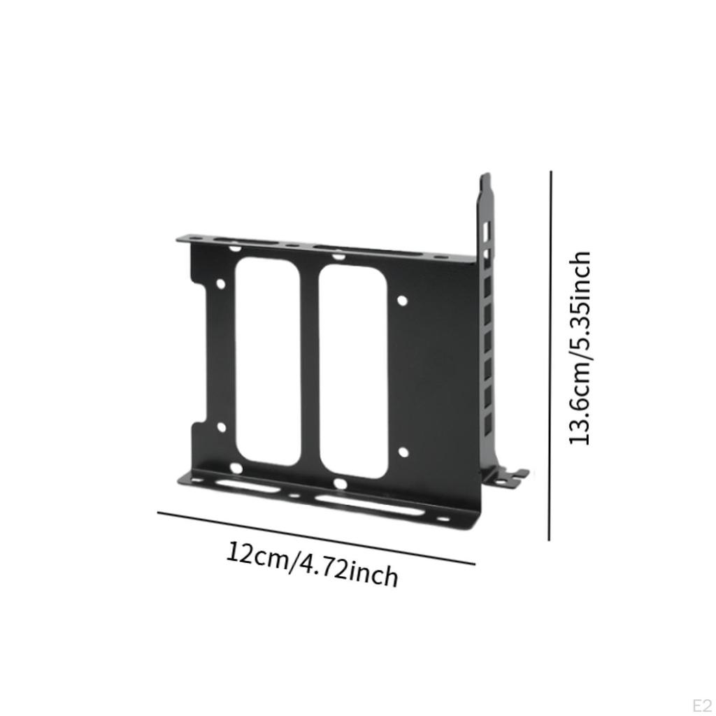 3.5 Inch Hard Drive Mount Double SSD Mounting Bracket Sturdy Metal Easy Installation for PC