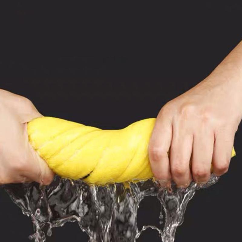 5Pcs Car Wash Towel Microfiber Drying Cloth Double Layer Clean Rags Cleaning Towel Auto Detailing Cleaning 30cmx30cm/40cm/60cm