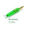 HUIJUN 2mm Gold-Plated Brass Banana Plug