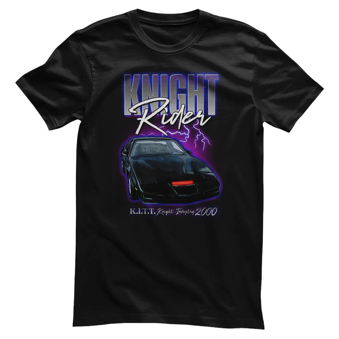 Officially Licensed Knight Rider - Kight Rider Lightning K.I.T.t. Mens T-Shirt S