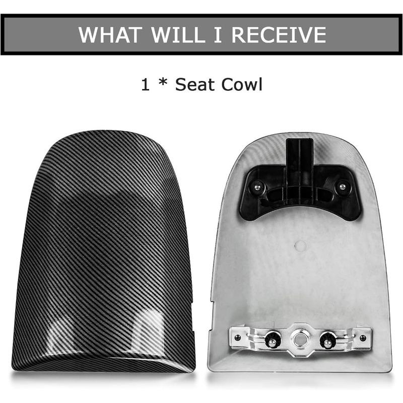 Motorcycle Rear Passenger Cowl Seat Back Cover Fairing Part for Suzuki GSXR600 750 K1 2001-2003 and for GSXR1000 K2 2000-2002