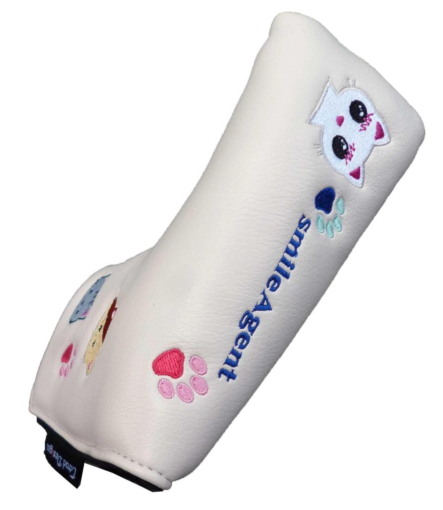 Smile Agent Putter Cover Cat Series Magnetic (White)