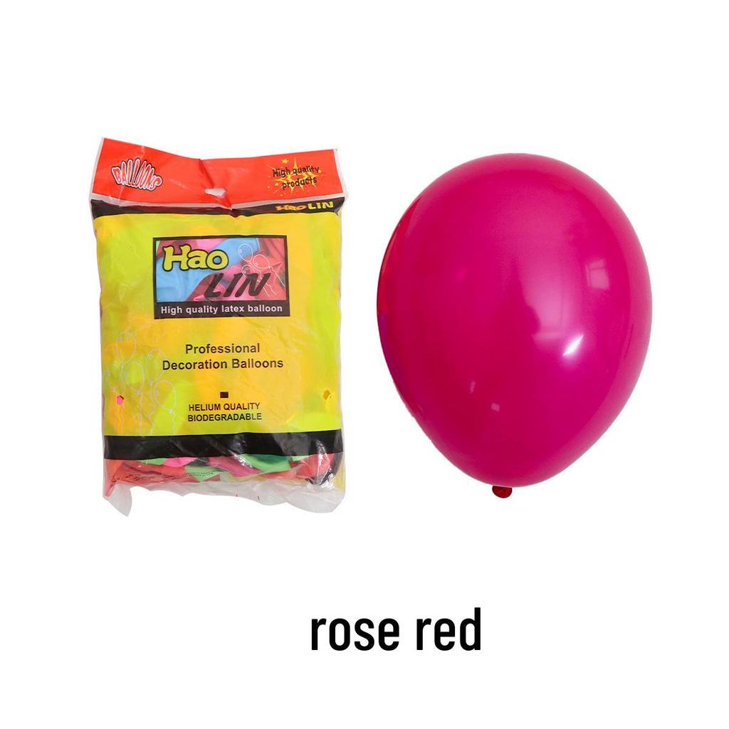 12-Inch Matte Latex Balloons - 2.8g Round for Party Decor