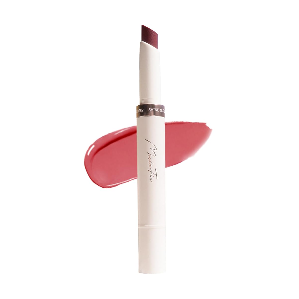 MilleFee Glow Lips (01 Блестящий инжир) Помада - Блестящая, Увлажняющая, Стойкая, Высокоувлажняющая, С шиммером