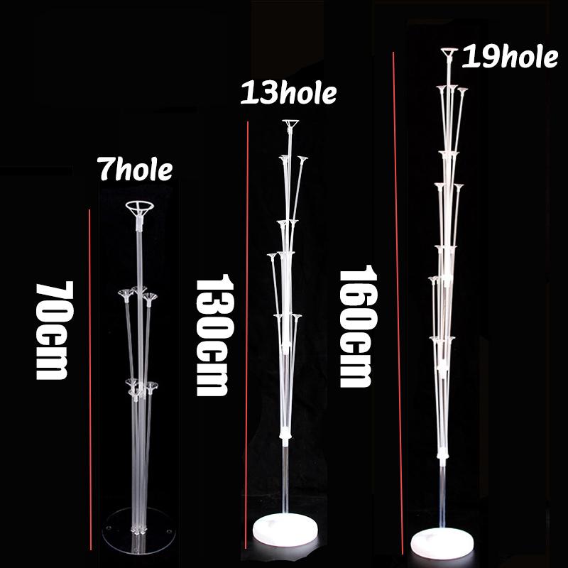 1/3pc Birthday Balloon Stand Kit With Base And Pole 70/130/160cm DIY Balloons Holder Wedding Birthday Graduation Party Decor