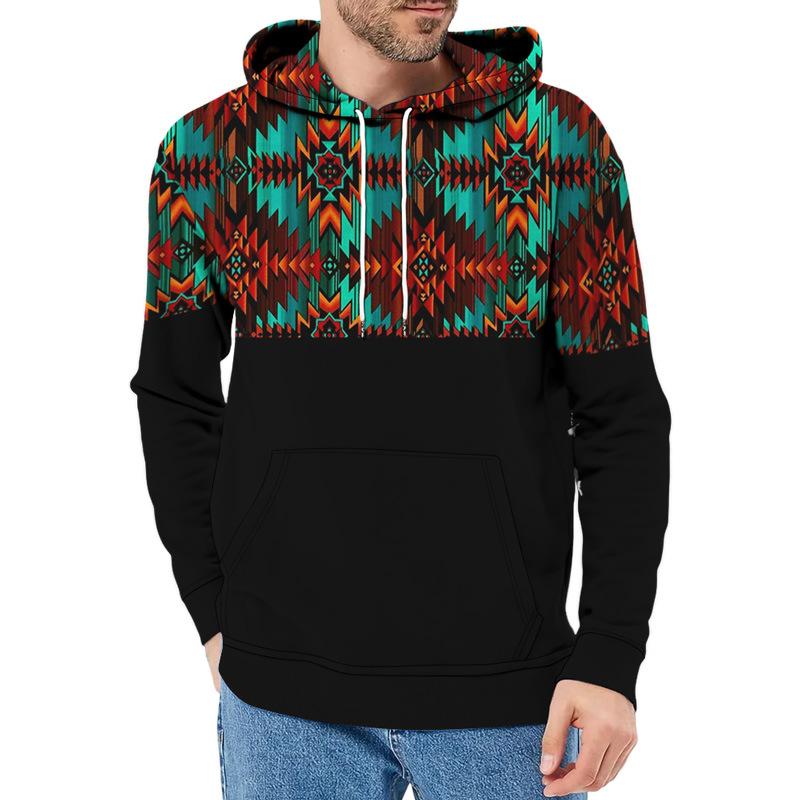 Новые толстовки с геометрической графикой Aztec с 3D-принтом для мужчин и женщин — фото 5