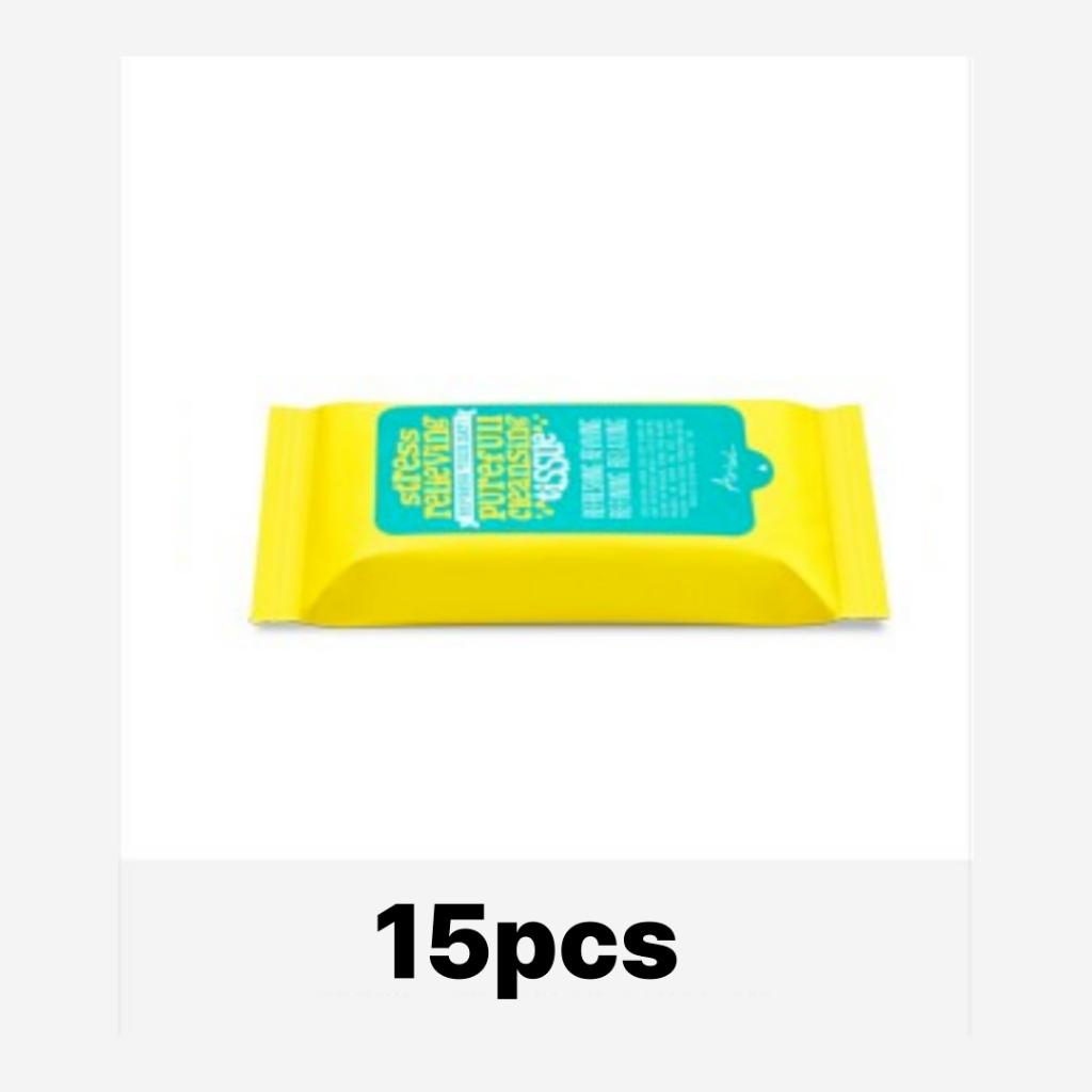 [Ariul] Stress Relieving Purefull Cleansing Tissue Plus 2 options 15pcs