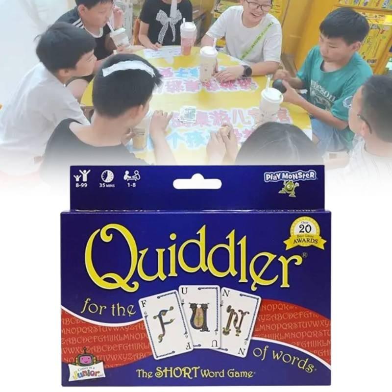 Coinvolgente Gioco di Carte Quiddler Per Famiglia e Amici con Design a Cinque Corone Ideale per Strategia e Divertenti Riunioni