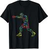 Boxing Girl Player Silhouette Sport Gift T-Shirt Unisex Style Shirts for Women Men Clothing Hip Hop Graphic Custom Printed Shirt