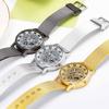 Men's Silicone Strap Watch Skeleton Fashion Temperament Quartz Men's Watch