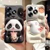 For ITEL S23 Plus S681LN Phone Case Itel S23 S66L ItelS23 S 23 Plus Cute Panda Rabbit Cartoon Soft Silicone Lens Protective Case