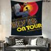 Elvis Portrait Tapestry Background Cloth Wallmounted Wall Decoration Soft Atmospheric Background Cloth