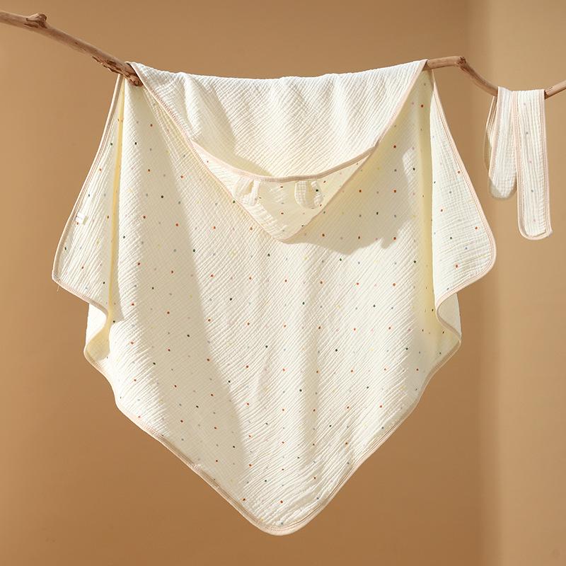 

Четырехслойное марлевое пеленальное одеяло для новорожденных из чистого хлопка - для всесезонного использования 85x85 cm