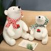 Cute Cute Christmas Polar Bear Doll Plush Toy White Polar Bear Doll Children Christmas Rag Doll