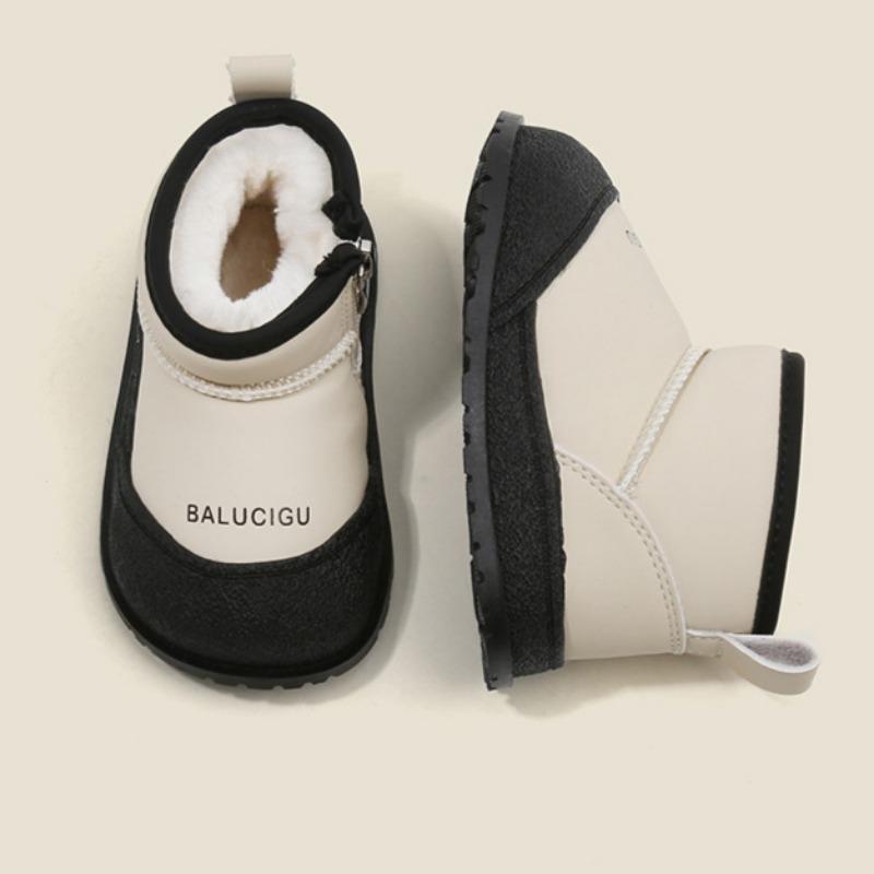 Baby Warm Snow Boots Girls Plus Velvet Cotton Boots Boys Lightweight Toddler Shoes