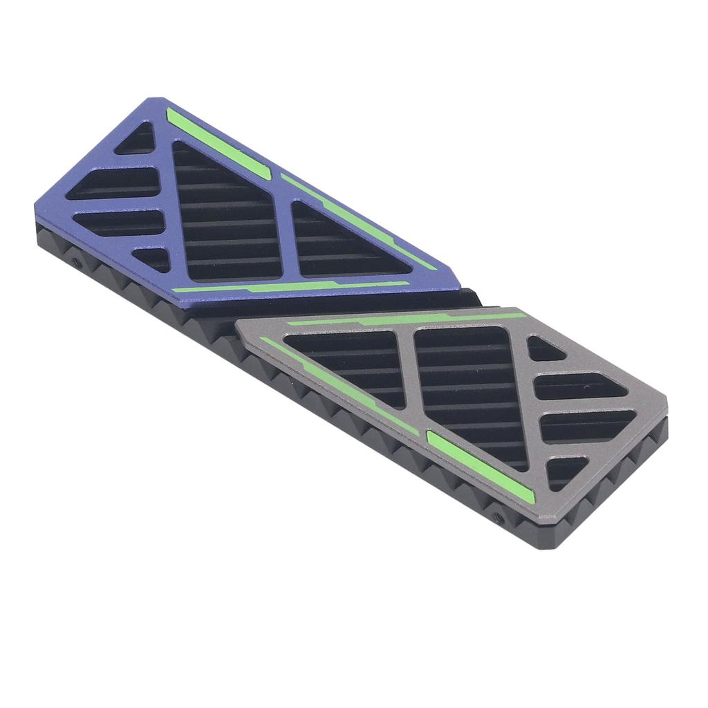 M.2 2280 SSD Heatsink All Aluminum Alloy M.2 SSD Cooler Heatsink Double Sided Heat Sink with
