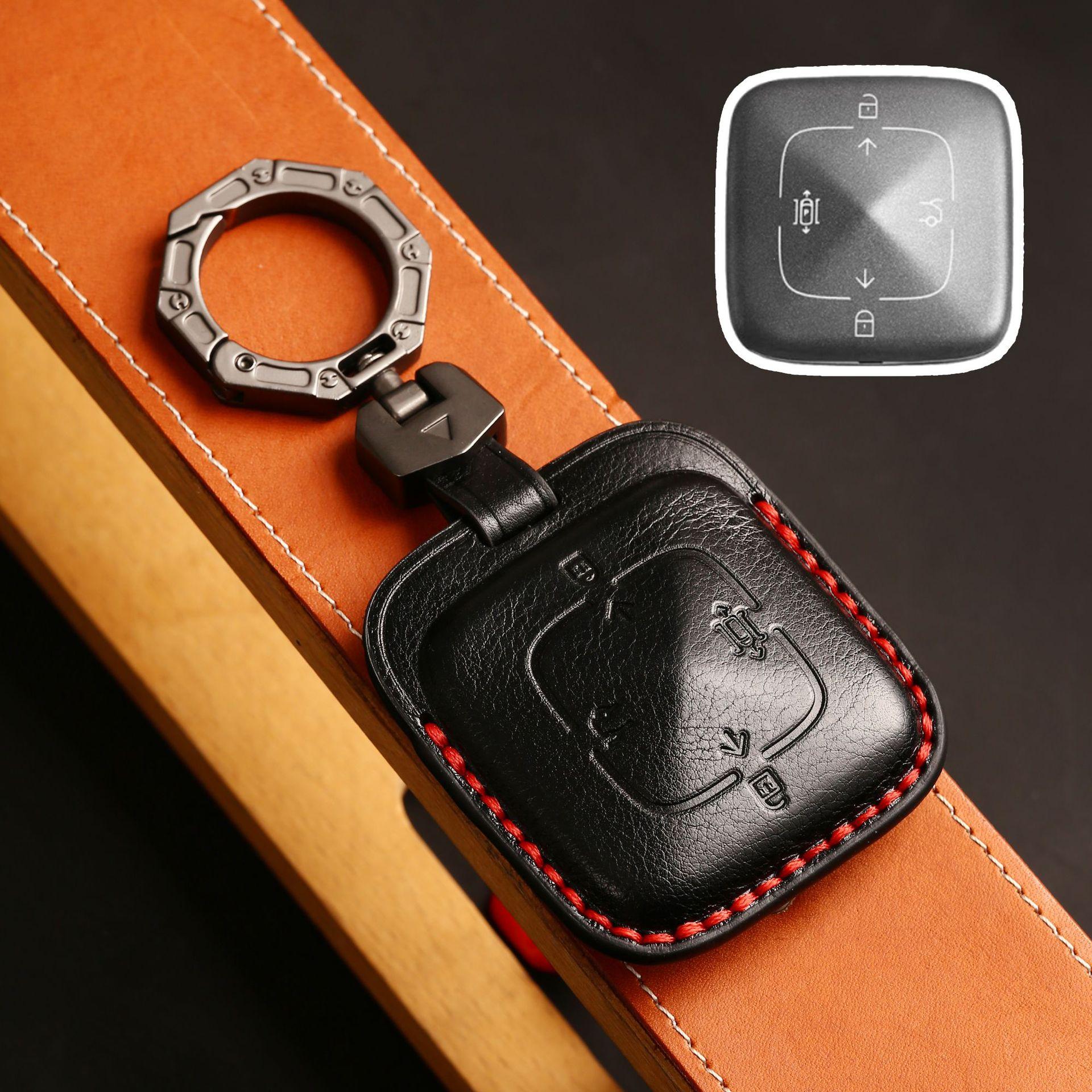 

Use polar krypton 001 key set geek zeeker001 smart bluetooth jike car physical protective case bag buckle leather чёрный