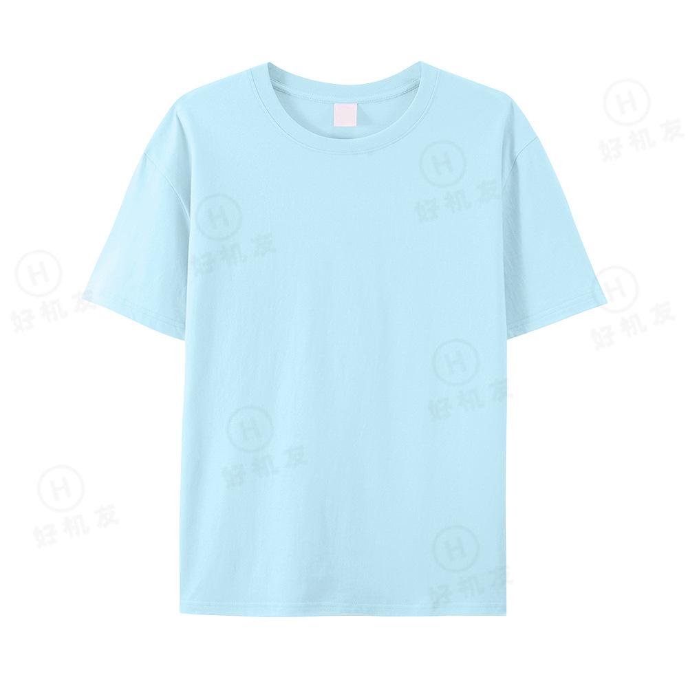 Summer Kindergarten Pure Cotton Short Sleeve T Shirt Kids Sports Day Class Uniform Printed Top
