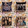 Korea I-ITZYS Band Cushion Cover Home & Car Multi-Scene Pillow Cover - Reversible, Soft & Durable for Daily Use