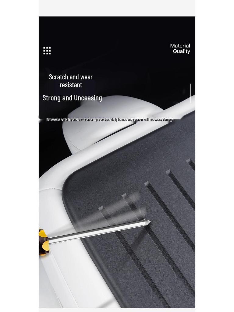 Tesla Model Y/3 Rear Seat Back Pad - Trunk Accessory