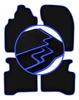 CARLUX-BLUE Car Mats For: Nissan X-Trail I T30 SUV (2001-2007)