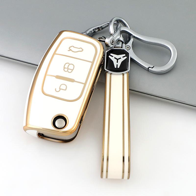 Fashion Tpu Keyless Car Flip Key Case Cover Shell Fob For Ford Escape Falcon C-Max Fiesta Focus 2 Ecosport Kugua Accessories