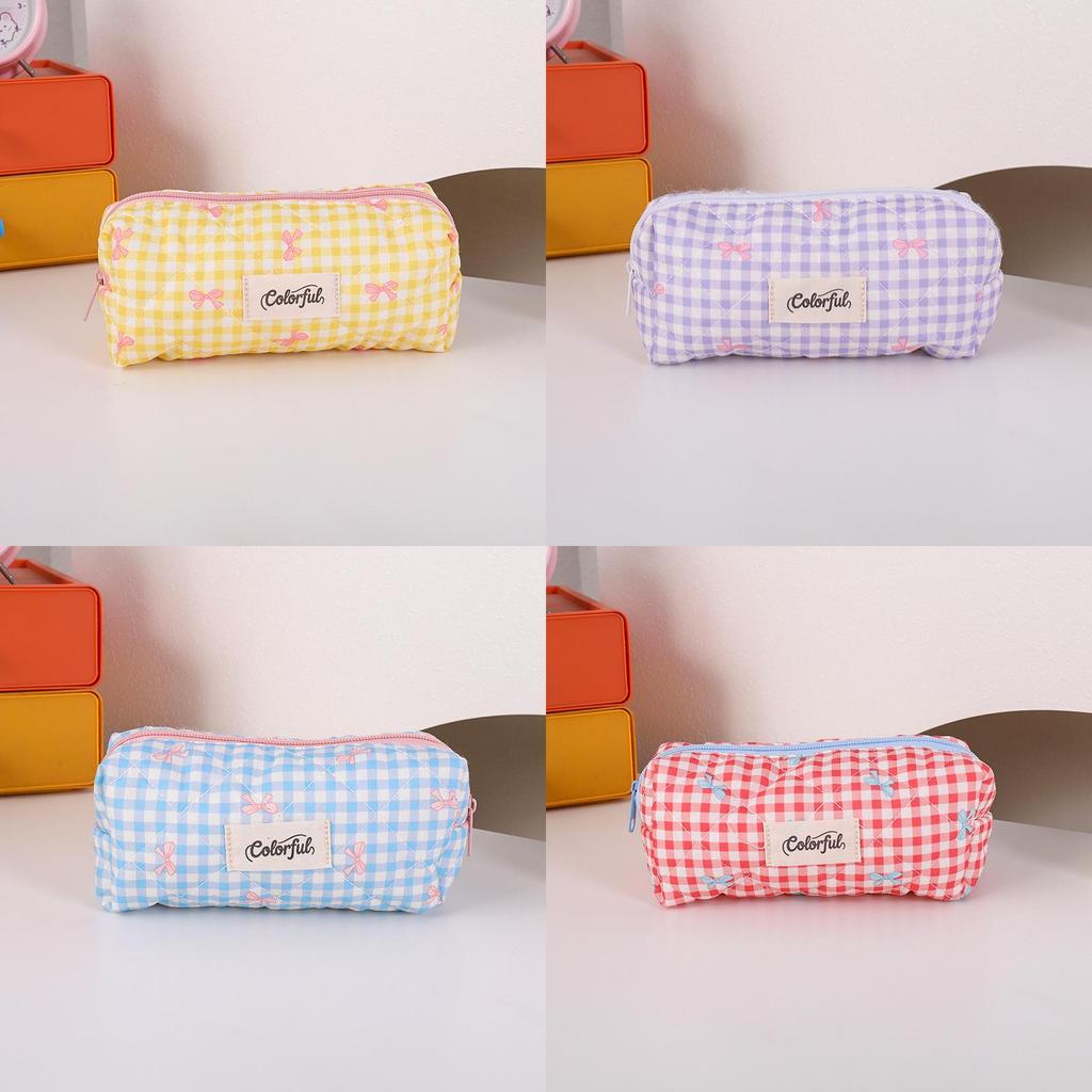 Butterfly Bow Pencil Case For Girls Large Capacity Storage Organizer Stationery Bag