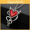 Pendant Heart Contemporary Necklace With Alloy Material For Youth Cosplay And