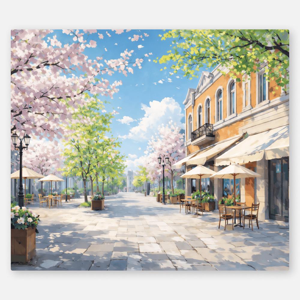 Italian Lake Como Scenery Tapestry Oil Painting Style Wall Hanging Polyester Aesthetic Decor for Bedroom Living Room Dorm