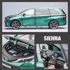 1:24 Toyota Sienna MPV Van Alloy Die-cast Toy Car Metal Toy Commercial Vehicle Car Model Sound and Light Pull Back Collection Children's Toy