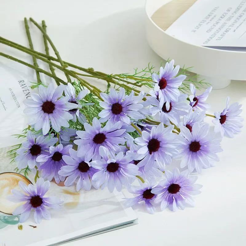 

5pc simulation of five-headed chrysanthemum фіолетовий