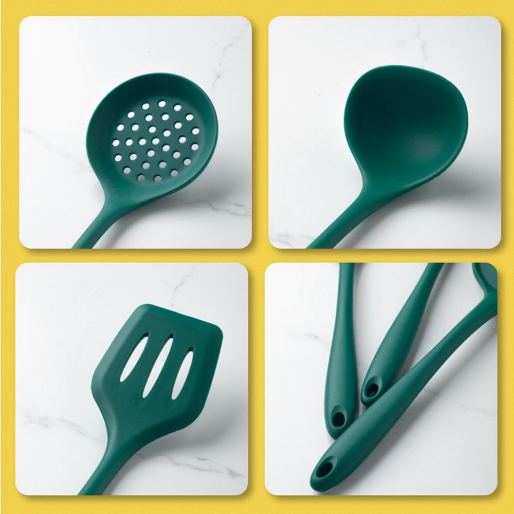 Non-stick Accessories Shovel Silicone Scoop Spatula Cooking Tools Kitchen Utensils Soup Spoon