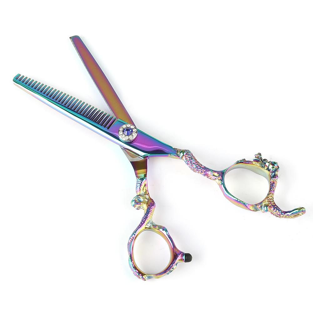 

Профессиональные филировочные ножницы для стрижки волос Салон Парикмахер Парикмахерские ножницы #04 tooth scissors разноцветный
